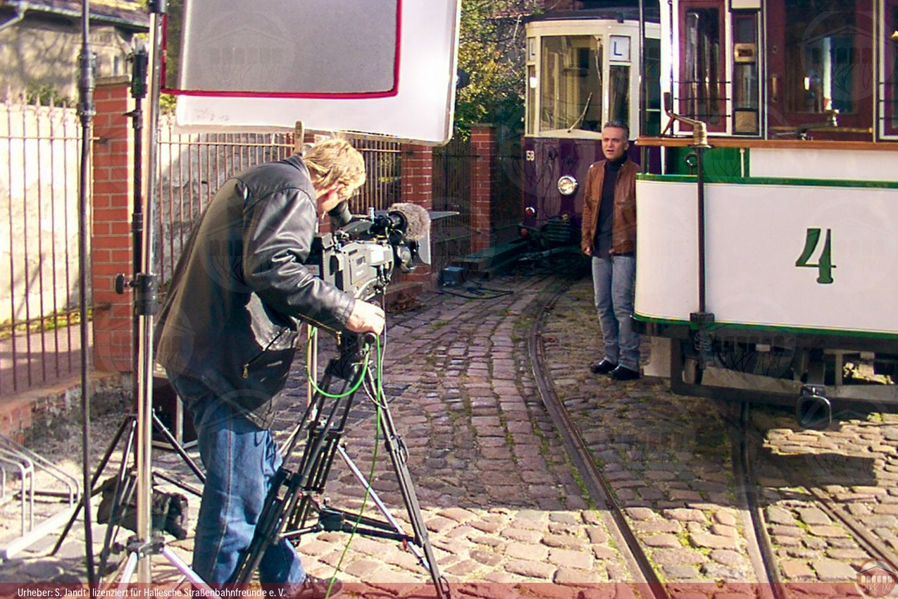 Foto der Filmcrew des Mitteldeutschen Rundfunks (MDR)