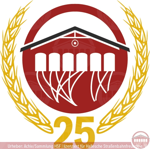 Logo 25 Jahre historisches Straßenbahndepot